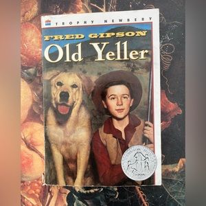 Old Yeller by Fred Gibson paperback, 1990, Harper Trophy,good readable condition